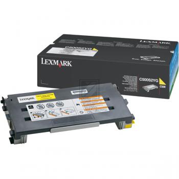 Original Lexmark C500S2YG Toner Gelb