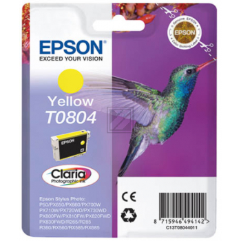 Epson Tintenpatrone gelb (C13T08044010, T0804)