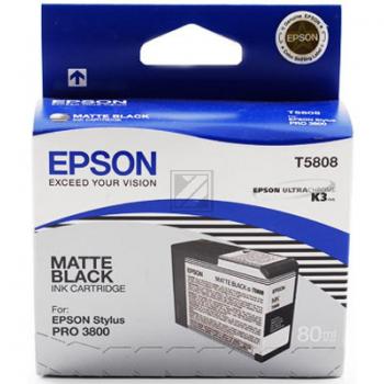 Epson Tintenpatrone schwarz matt (C13T580800, T5808)