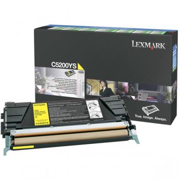 Original Lexmark C5200YS Toner Gelb