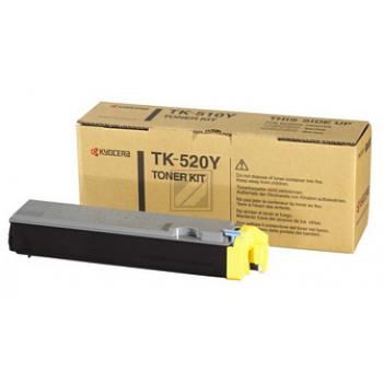 Original Kyocera 1T02HJAEU0 / TK-520Y Toner Gelb