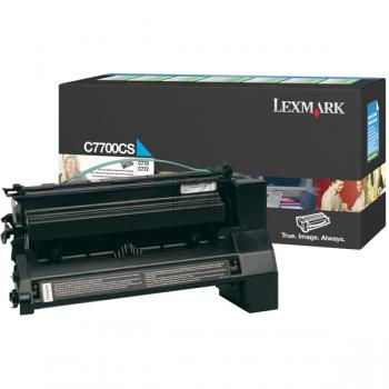 Original Lexmark C7700CS Toner Cyan