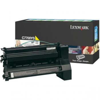 Original Lexmark C7700YS Toner Gelb