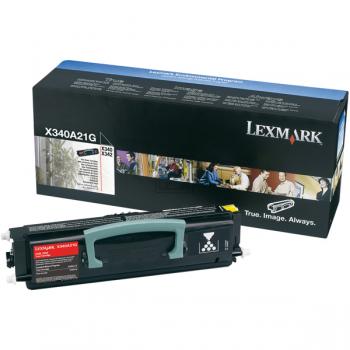 Original Lexmark X340A21G Toner Schwarz