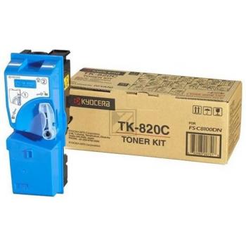 Original Kyocera 1T02HPCEU0 / TK-820C Toner Cyan