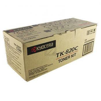 Original Kyocera 1T02HPCEU0 / TK-820C Toner Cyan