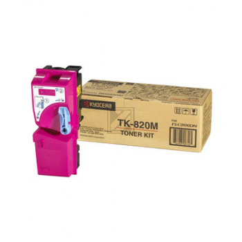 Original Kyocera 1T02HPBEU0 / TK-820M Toner Magenta