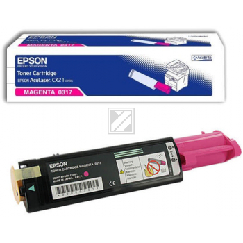 Original Epson C13S050317 / S050317 Toner Magenta