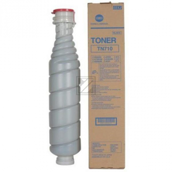 Original Konica Minolta 02XF / TN-710 Toner Schwarz