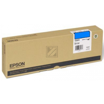 Original Epson C13T591200 / T5912 Tinte Cyan