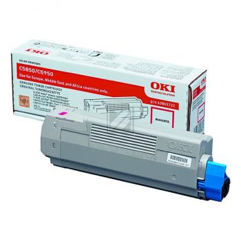Original OKI 43865722 / C5850 Toner Magenta