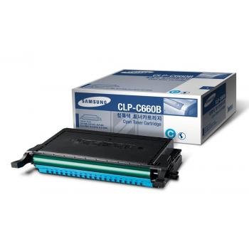 Original Samsung CLP-C660B / C660 Toner Cyan XXL