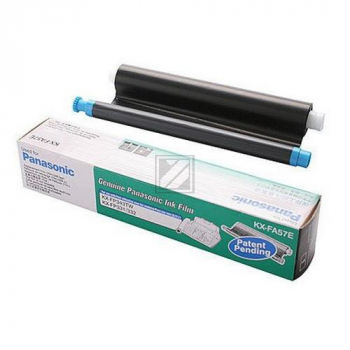 Original Panasonic KX-FA57E Thermo-Transfer-Rollen Schwarz