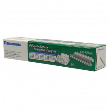 Original Panasonic KX-FA57E Thermo-Transfer-Rollen Schwarz