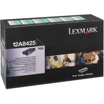 Lexmark Toner-Kartusche Prebate schwarz HC (12A8425)