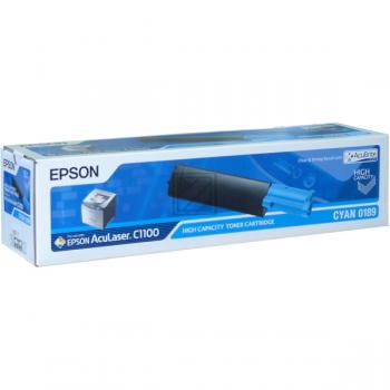 Original Epson C13S050189 / S050189 Toner Cyan XXL