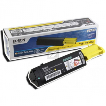 Original Epson C13S050187 / S050187 Toner Gelb XXL
