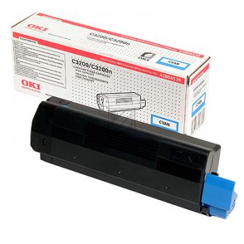 Original OKI 42804539 / C3200 Toner Cyan XXL