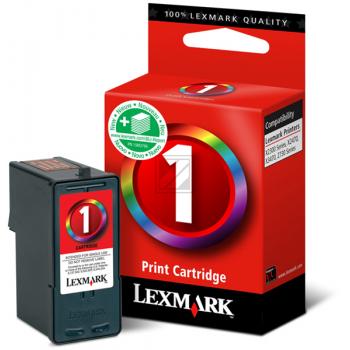 Original Lexmark 018CX781E / NO 1 HC Tinte Color