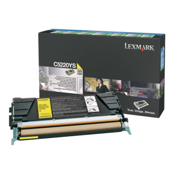 Original Lexmark C5220YS Toner Gelb