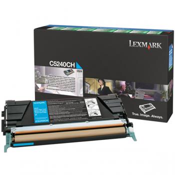 Original Lexmark C5240CH Toner Cyan
