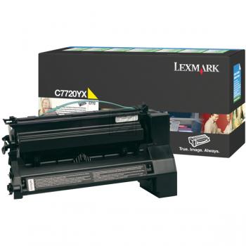 Original Lexmark C7720YX Toner Gelb XXL