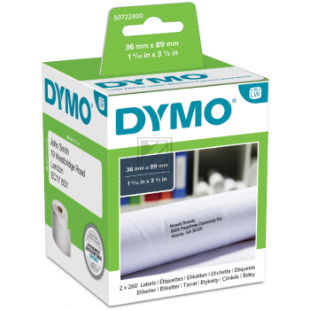 Dymo 99012 / S0722400 Versandetiketten (2 Stück)