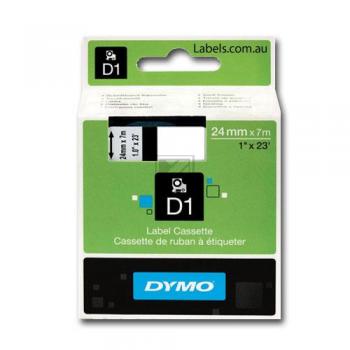 Dymo Schriftbandkassette schwarz/wei (S0720930)
