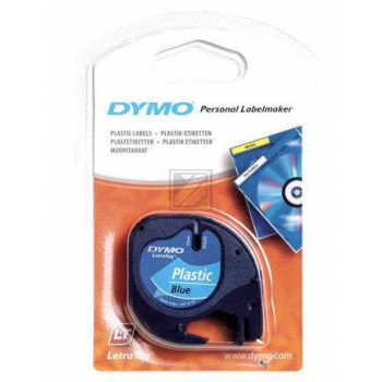 Original Dymo 91225 / S0721700 LetraTAG Kunststoffband 12 mm blau