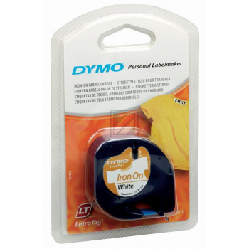 Original Dymo 18768 / S0718840 LetraTAG Bgelbander schwarz / wei