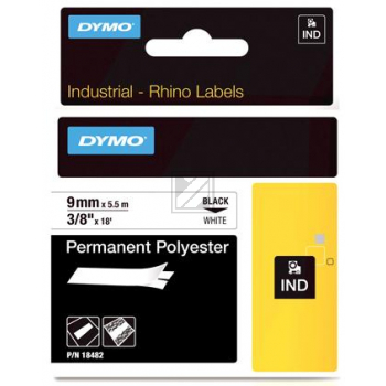 Original Dymo 18766 / S0718240 Farbband Weiß