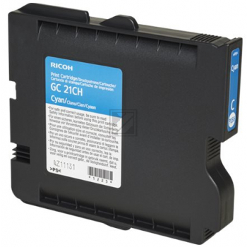 Original Ricoh 405537 / GC-21CH Gelkartusche Cyan XXL