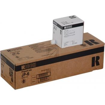 Original Ricoh 893058 / JP6 Tinte Schwarz 5er Set