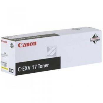 Original Canon 0259B002 / C-EXV17Y Toner Gelb