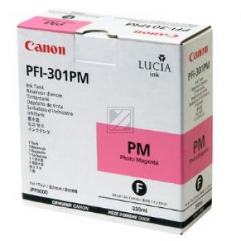 Original Canon 1491B001 / PFI-301PM Tinte Magenta (Hell)