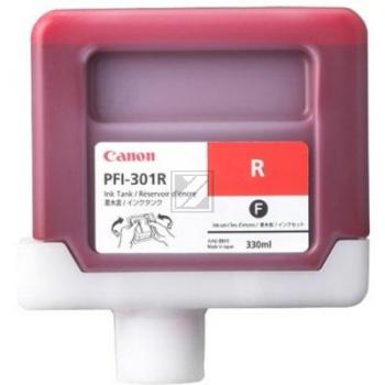 Original Canon 1492B001 / PFI-301R Tinte Rot