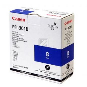 Original Canon 1494B001 / PFI-301B Tinte Blau
