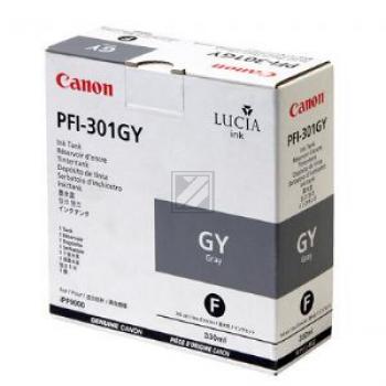 Original Canon 1495B001 / PFI-301GY Tinte Grau