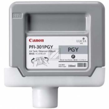 Original Canon 1496B001 / PFI-301PGY Tinte Grau hell