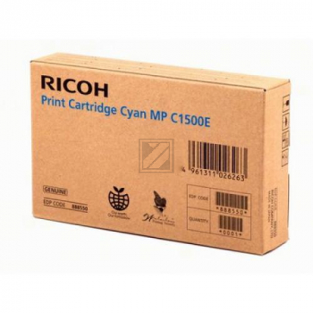 Original Ricoh 888550 / DT1500CYN Tinte Cyan