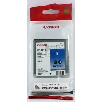 Original Canon 0891B001 / PFI-101B Tinte Blau
