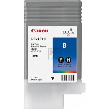Original Canon 0891B001 / PFI-101B Tinte Blau