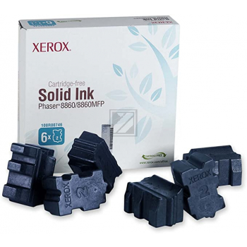 Original Xerox 108R00746 Festtinte Cyan 6er Set
