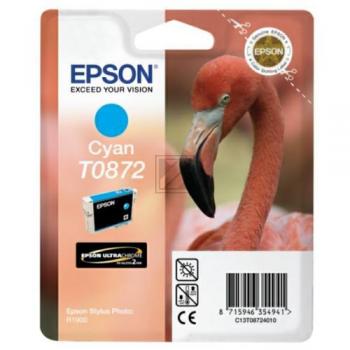 Original Epson C13T08724010 / T0872 Tinte Cyan