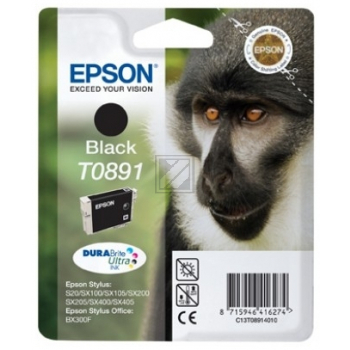 Original Epson C13T08914010 / T0891 Tinte Schwarz