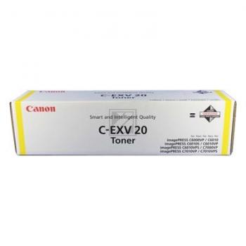 Original Canon 0439B002 / C-EXV20Y Toner Gelb