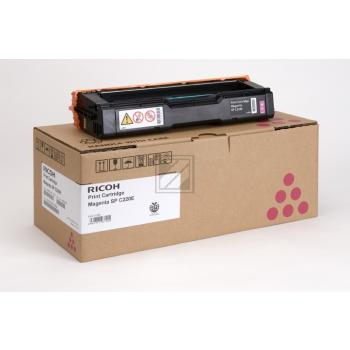Original Ricoh 407644 / TYPESPC220E Toner Magenta