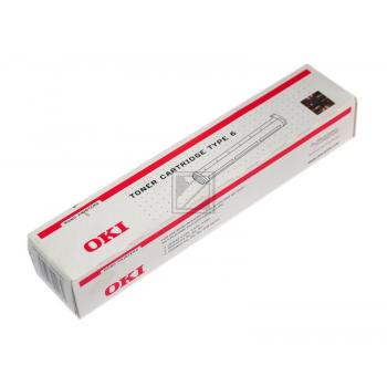Original OKI 00079801 / TYPE 6 Toner Schwarz