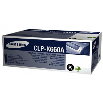 Original Samsung CLP-K660A / K660 Toner Schwarz