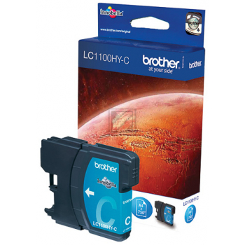 Original Brother LC-1100HYC Tinte Cyan XXL